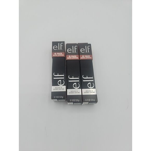 E.L.F Face Satin Finish lipstick DRIVE Lot Of 3 - Picture 1 of 3